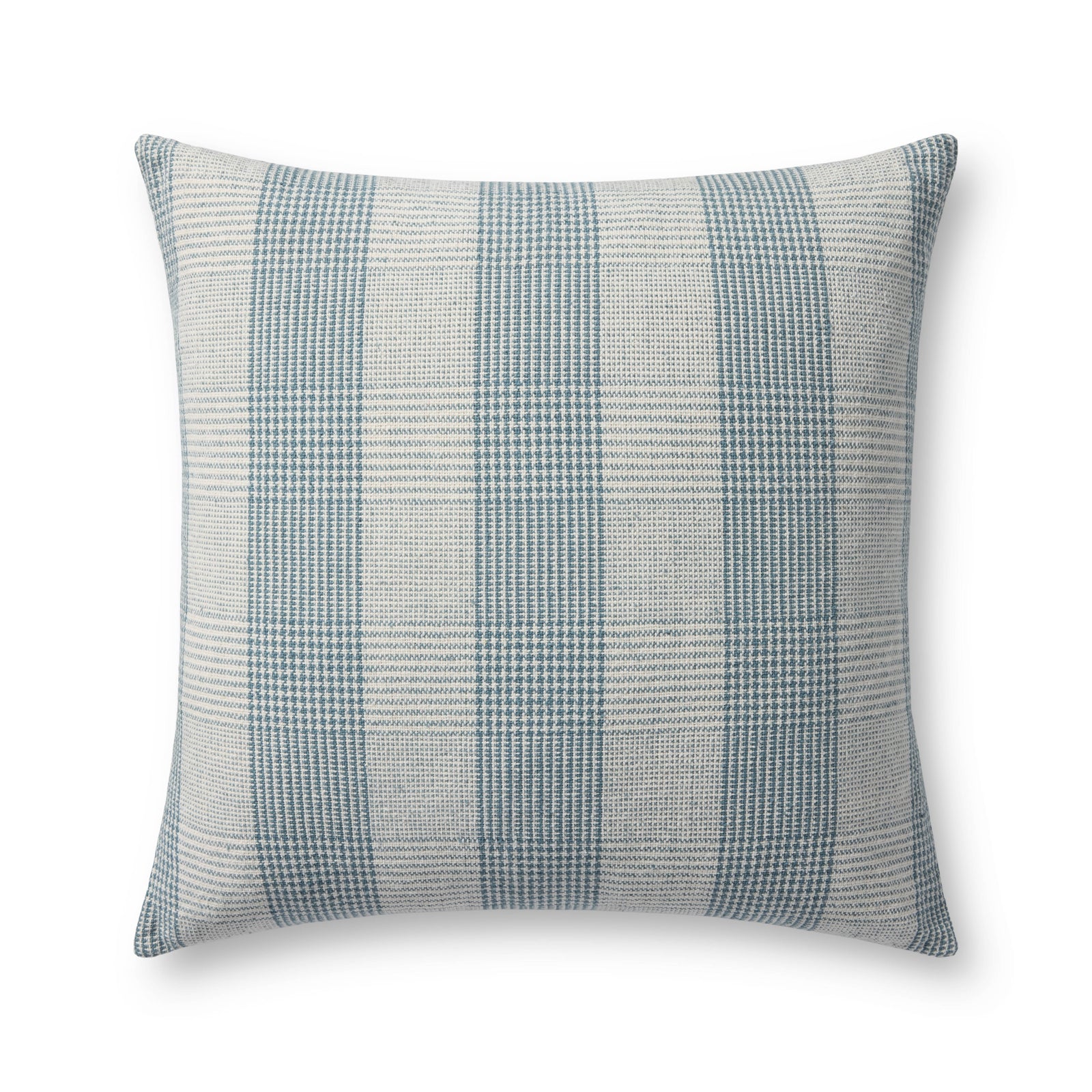 Auggie Blue / White Pillow — a Loloi pillow at Laurie Yapp Home.