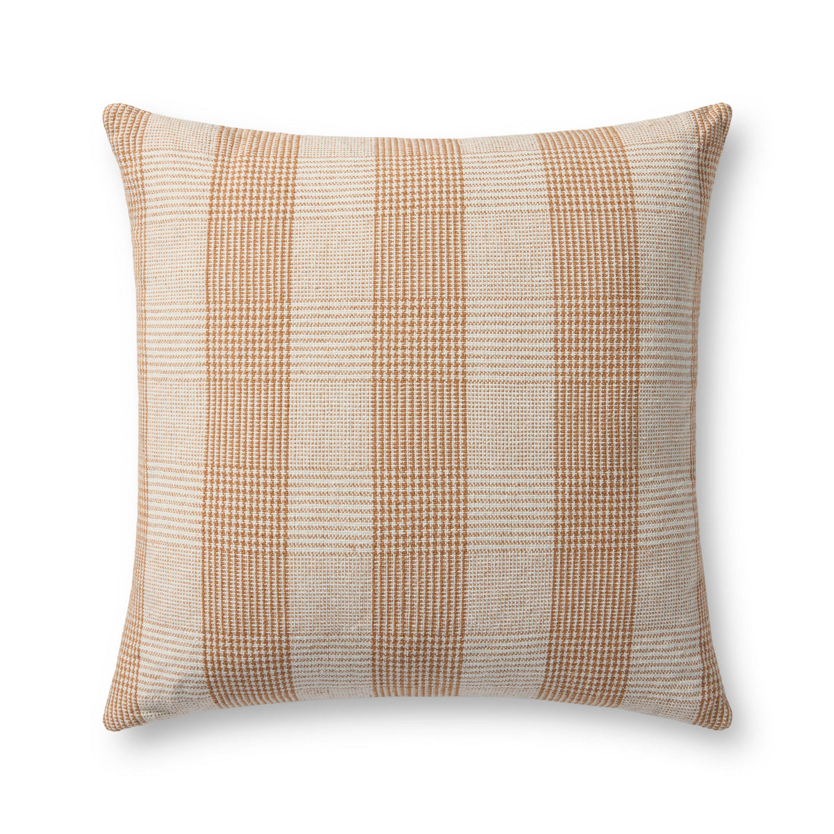 Auggie Orange / White Pillow — a Loloi pillow at Laurie Yapp Home.