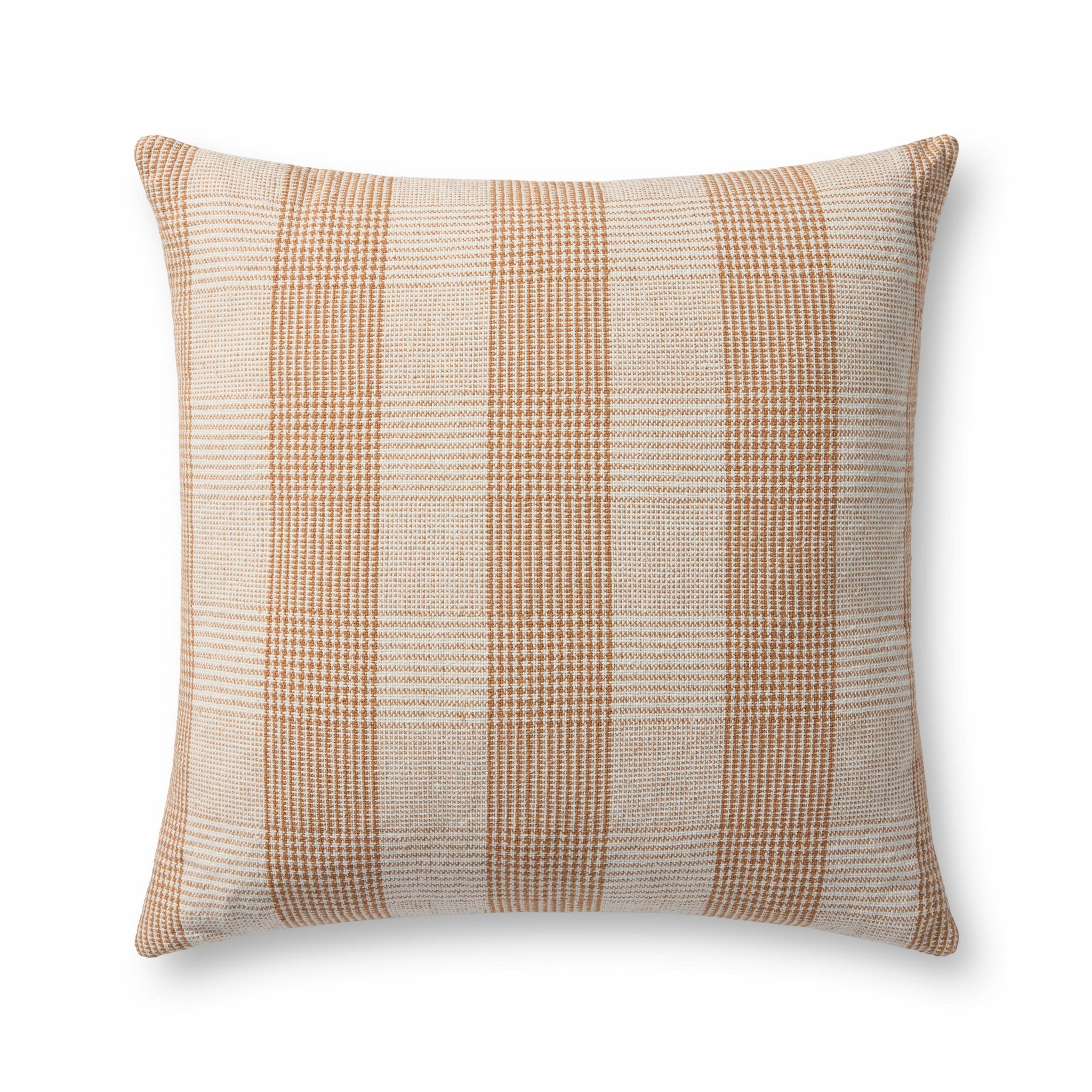 Auggie Orange / White Pillow — a Loloi pillow at Laurie Yapp Home.