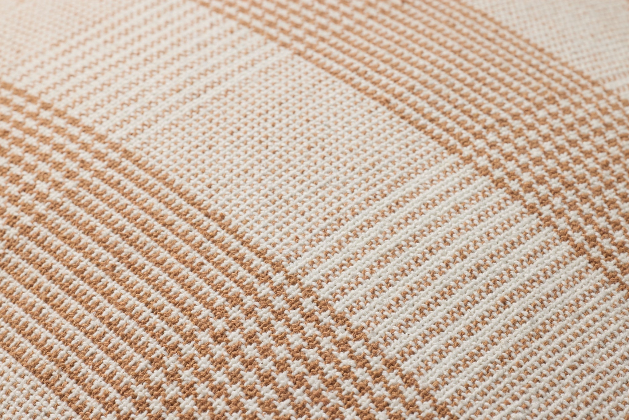 Auggie Orange / White Pillow shown from another angle.