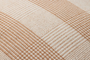 Auggie Orange / White Pillow shown from another angle.