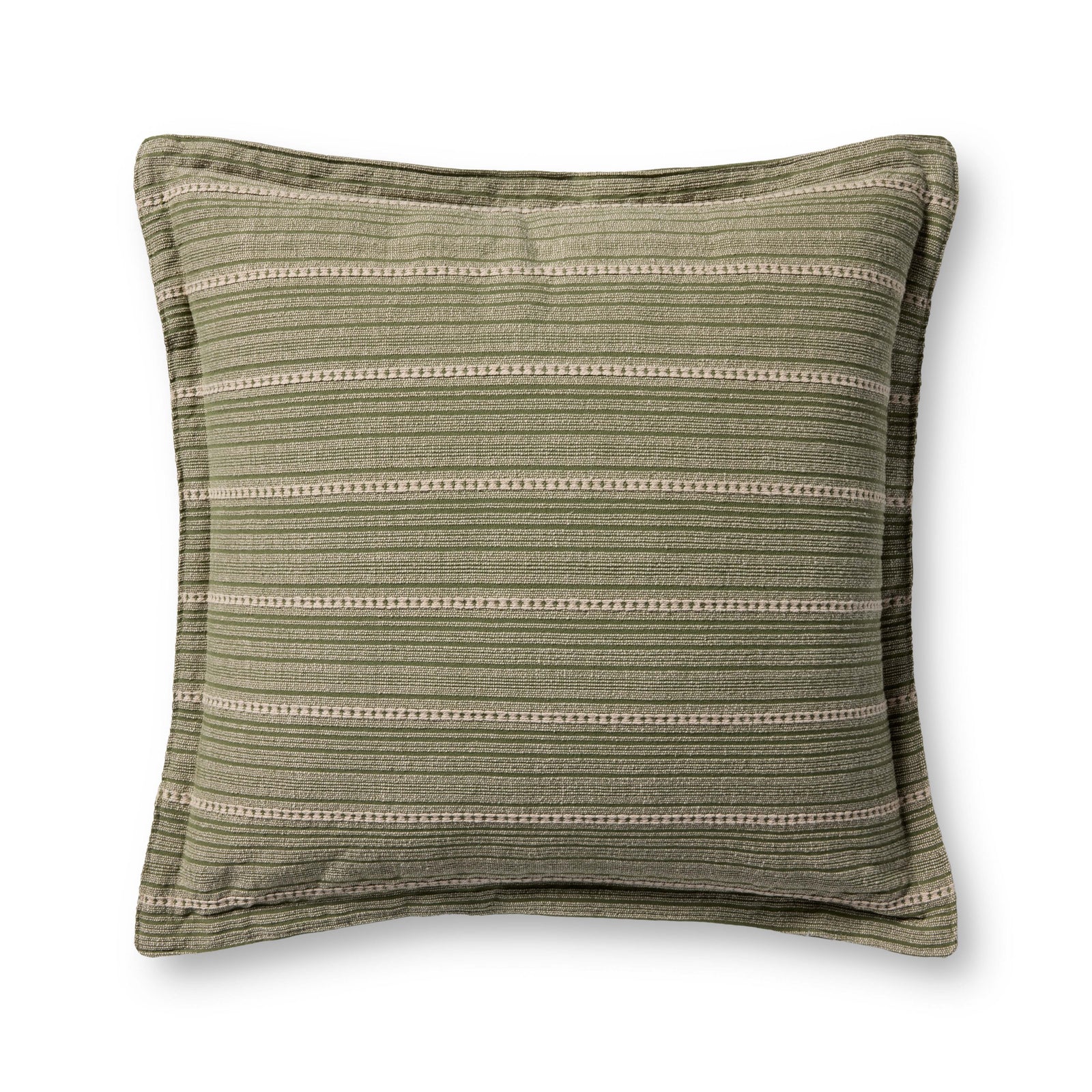 Howie Green / Natural Pillow — a Loloi pillow at Laurie Yapp Home.