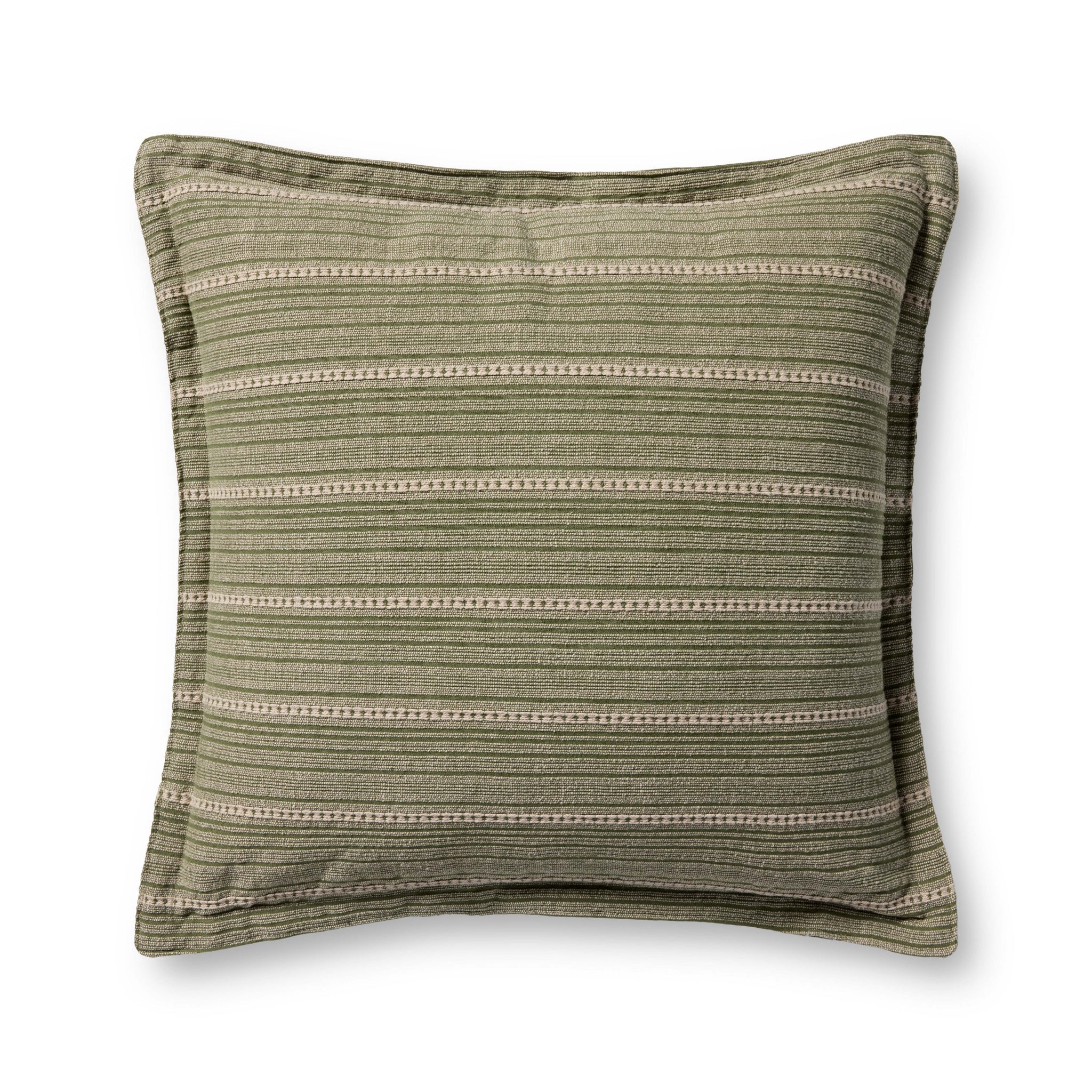 Howie Green / Natural Pillow — a Loloi pillow at Laurie Yapp Home.