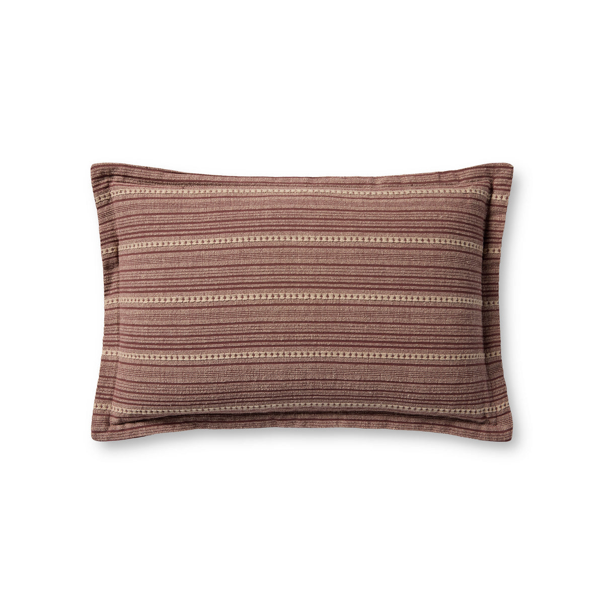Howie Wine / Natural Pillow — a Loloi pillow at Laurie Yapp Home.