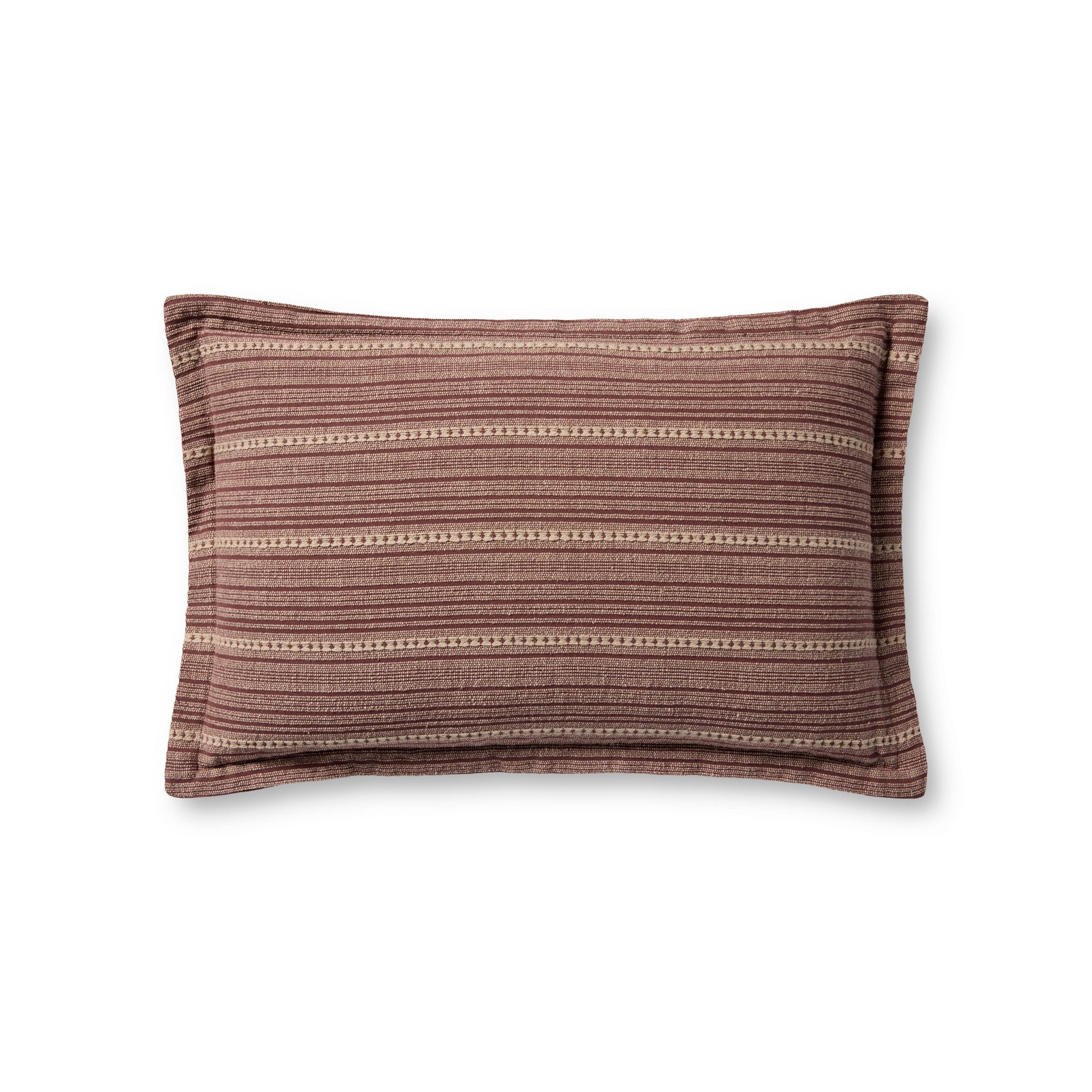 Howie Wine / Natural Pillow — a Loloi pillow at Laurie Yapp Home.