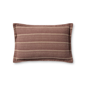 Howie Wine / Natural Pillow — a Loloi pillow at Laurie Yapp Home.