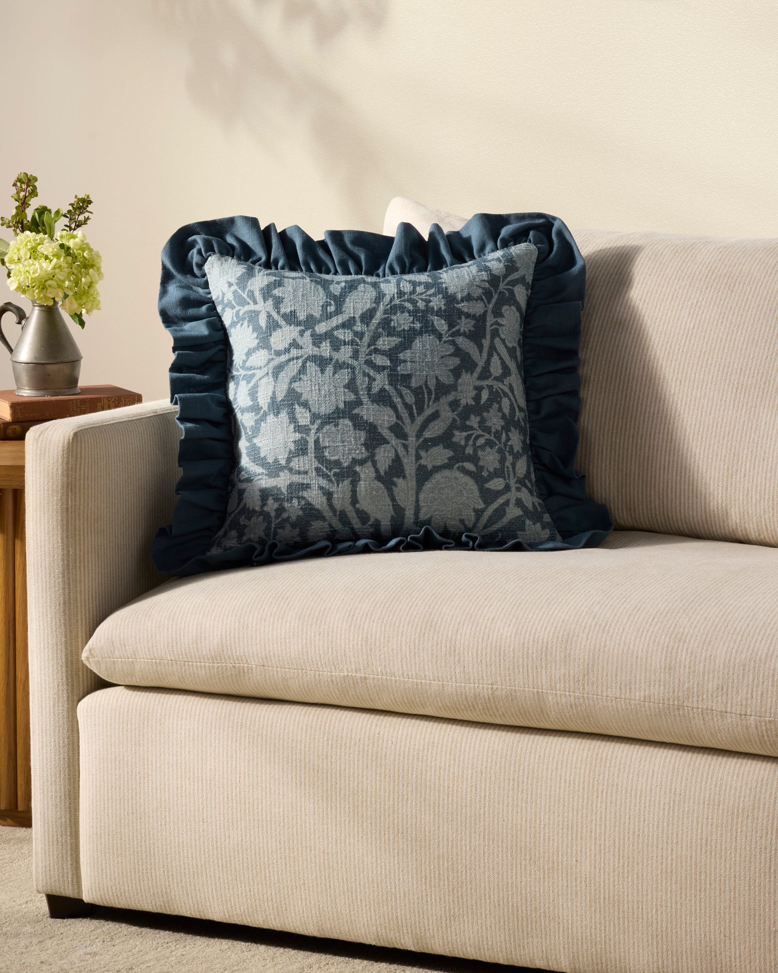 Kathleen Blue Pillow — a Loloi pillow at Laurie Yapp Home.