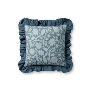 Kathleen Blue Pillow — a Loloi pillow at Laurie Yapp Home.