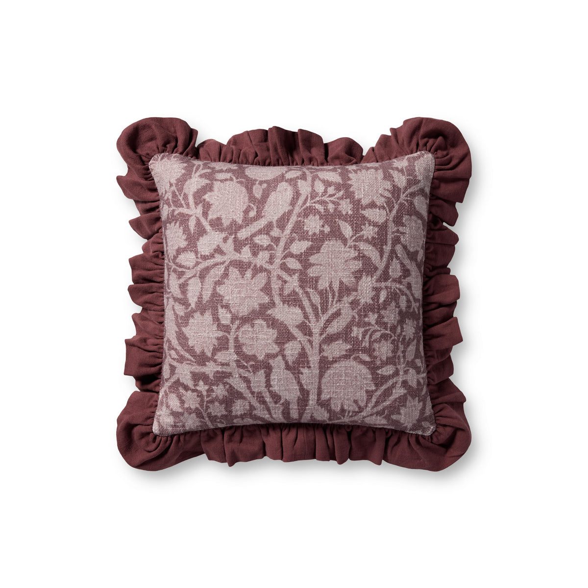 Kathleen Wine Pillow — a Loloi pillow at Laurie Yapp Home.