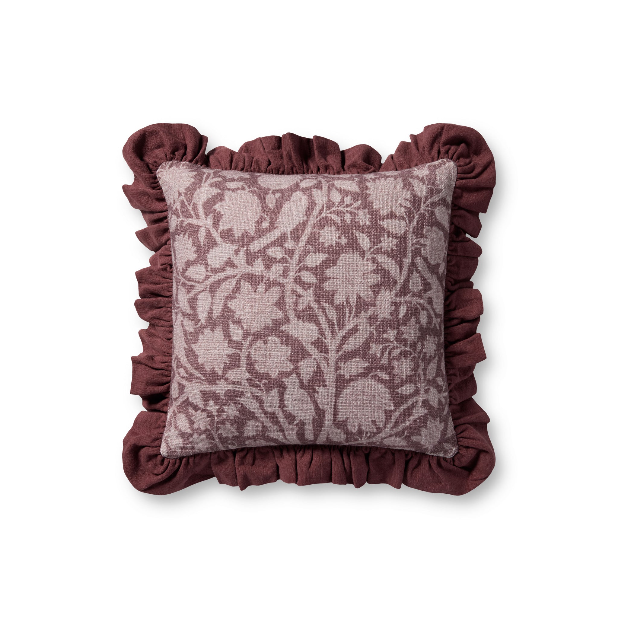 Kathleen Wine Pillow — a Loloi pillow at Laurie Yapp Home.