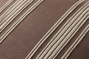 Verona Brown Pillow shown from another angle.