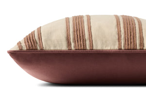 Verona Chestnut Pillow shown from a different angle to reveal its pattern.
