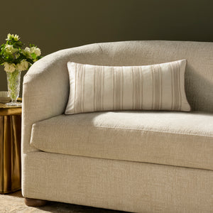 Verona Ivory Pillow shown from another angle.