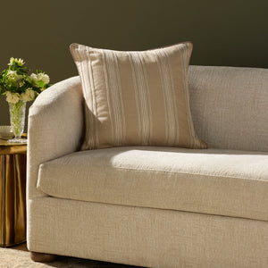 Verona Natural Pillow shown from another angle.