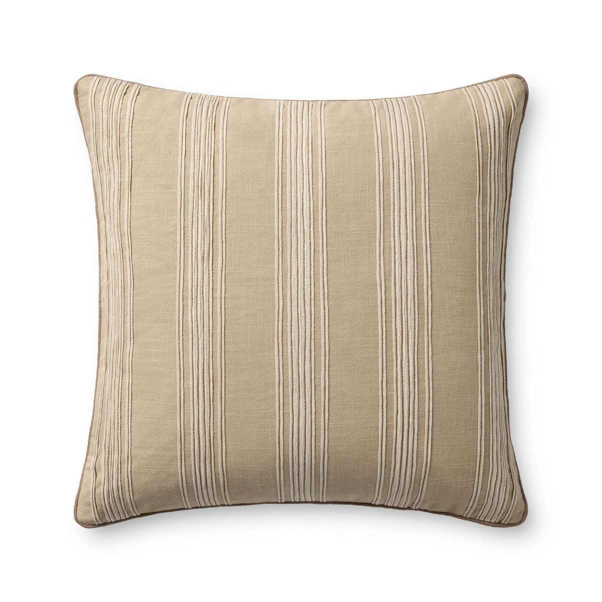 Verona Natural Pillow — a Loloi pillow at Laurie Yapp Home.