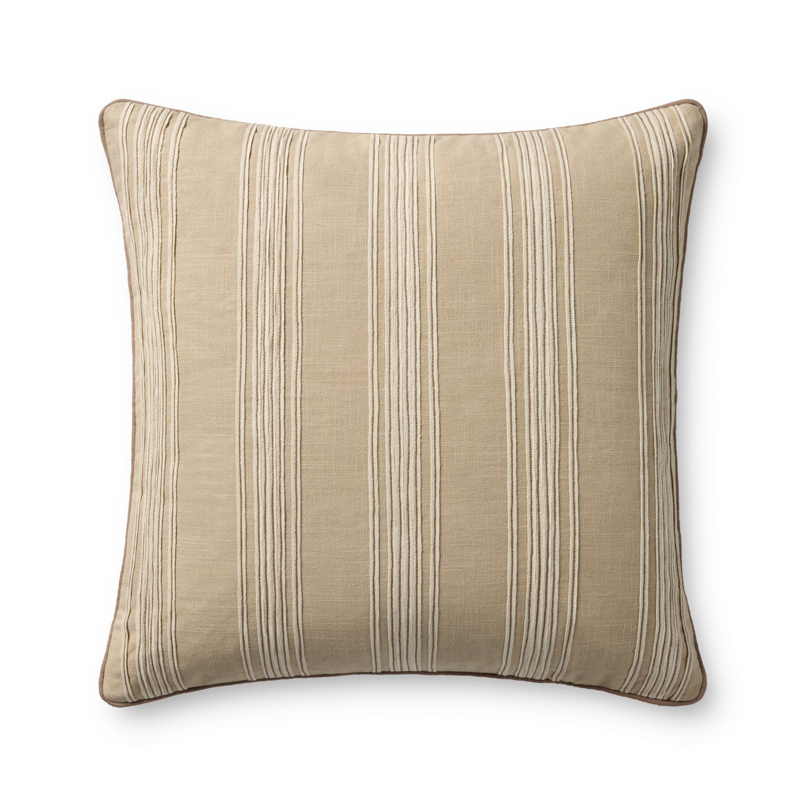 Verona Natural Pillow — a Loloi pillow at Laurie Yapp Home.
