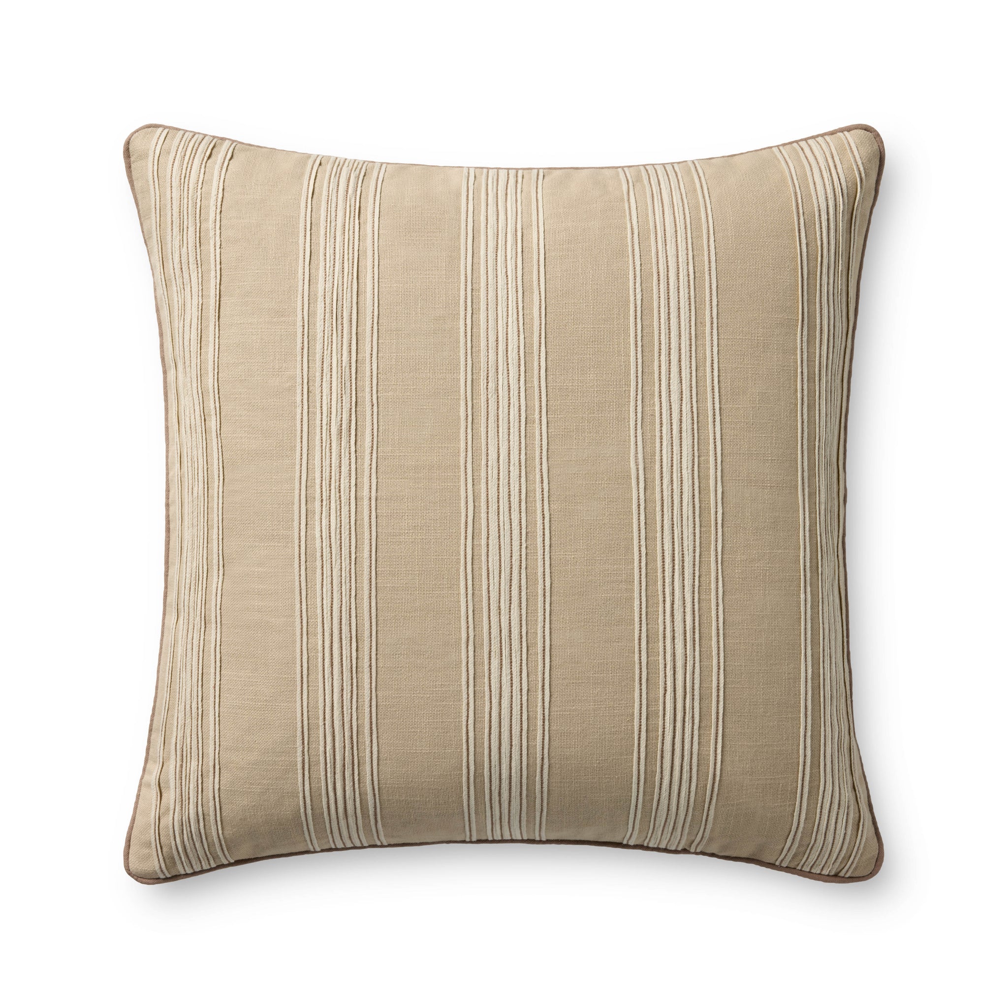 Verona Natural Pillow — a Loloi pillow at Laurie Yapp Home.