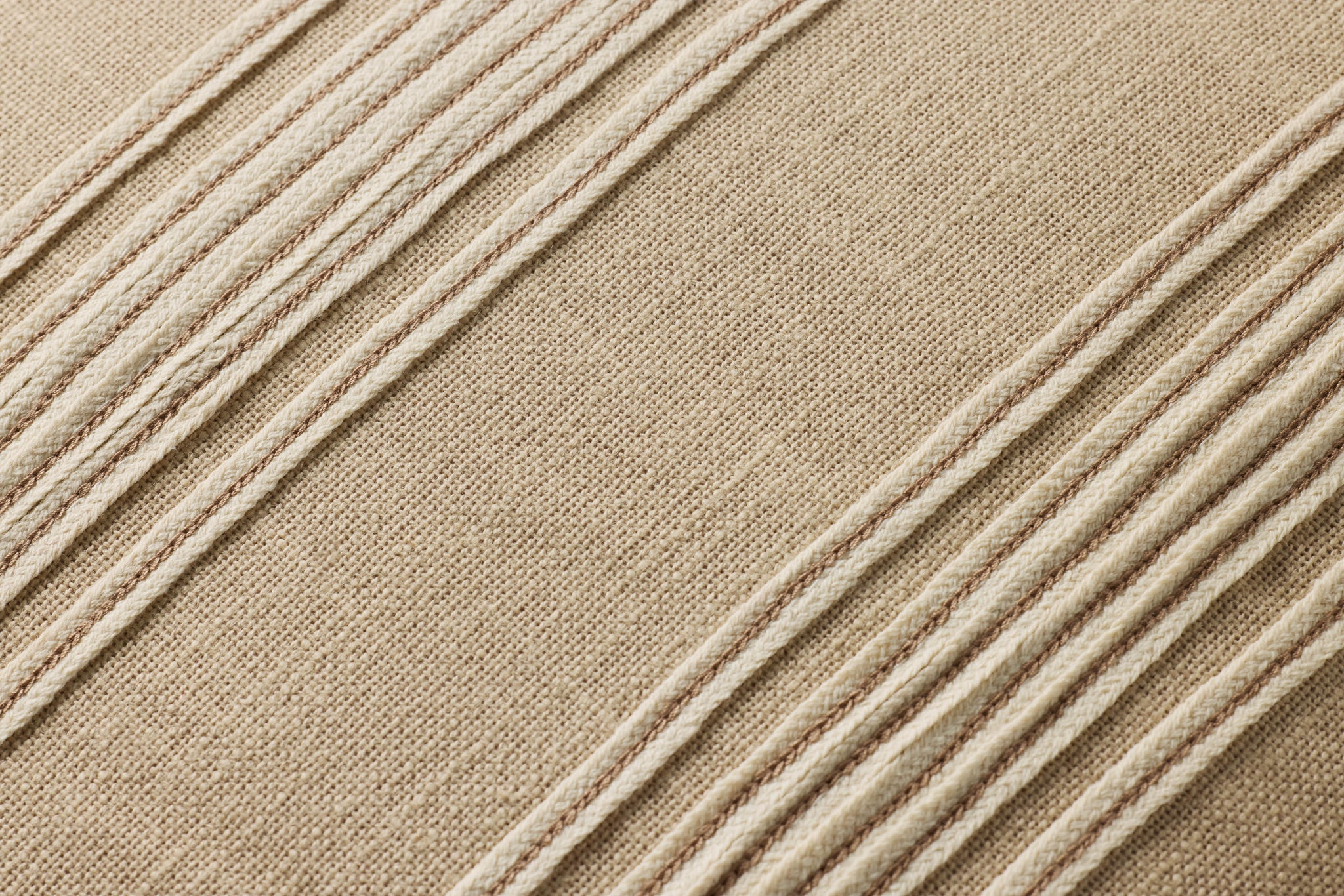 Verona Natural Pillow shown from another angle.