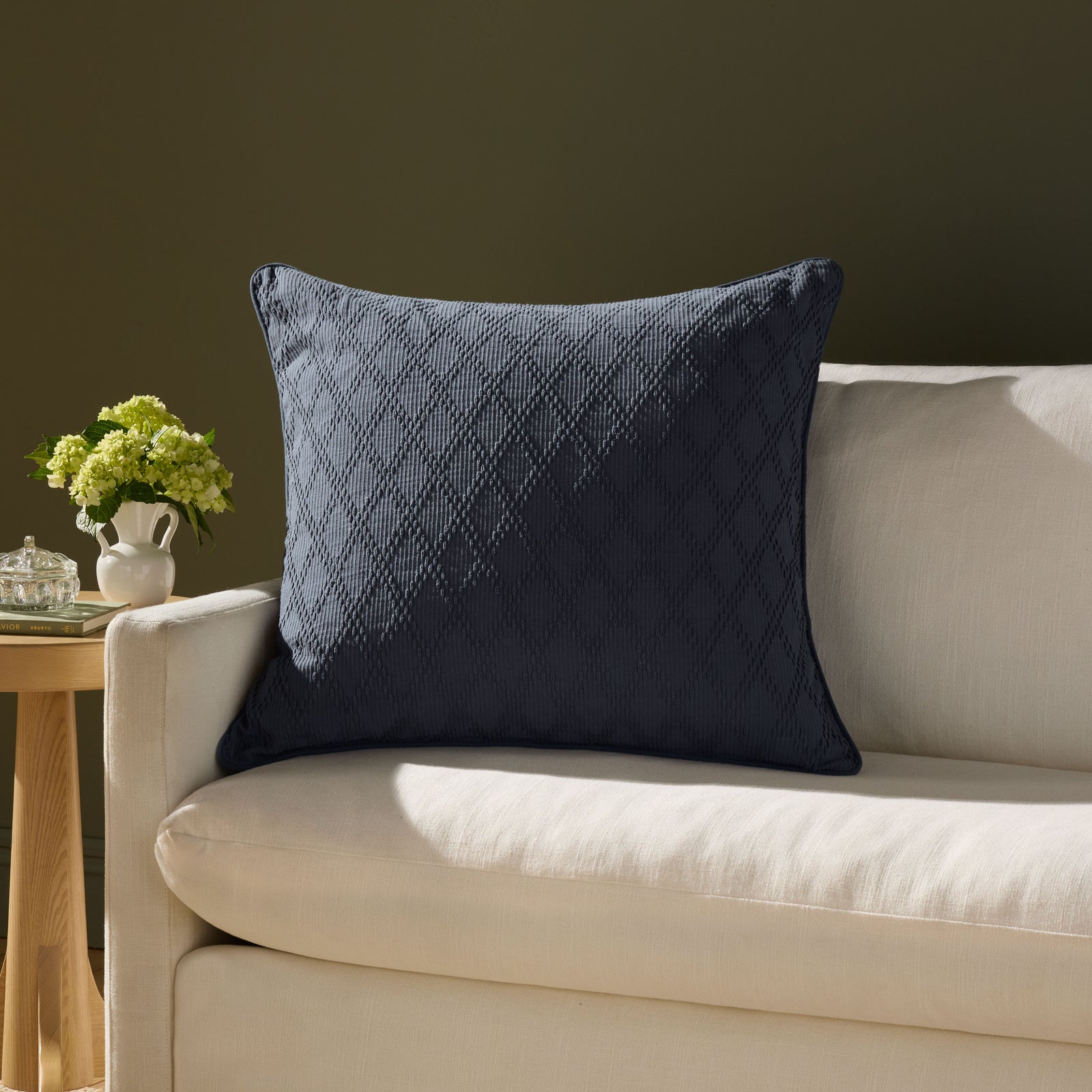 Cary Blue Pillow — a Loloi pillow at Laurie Yapp Home.