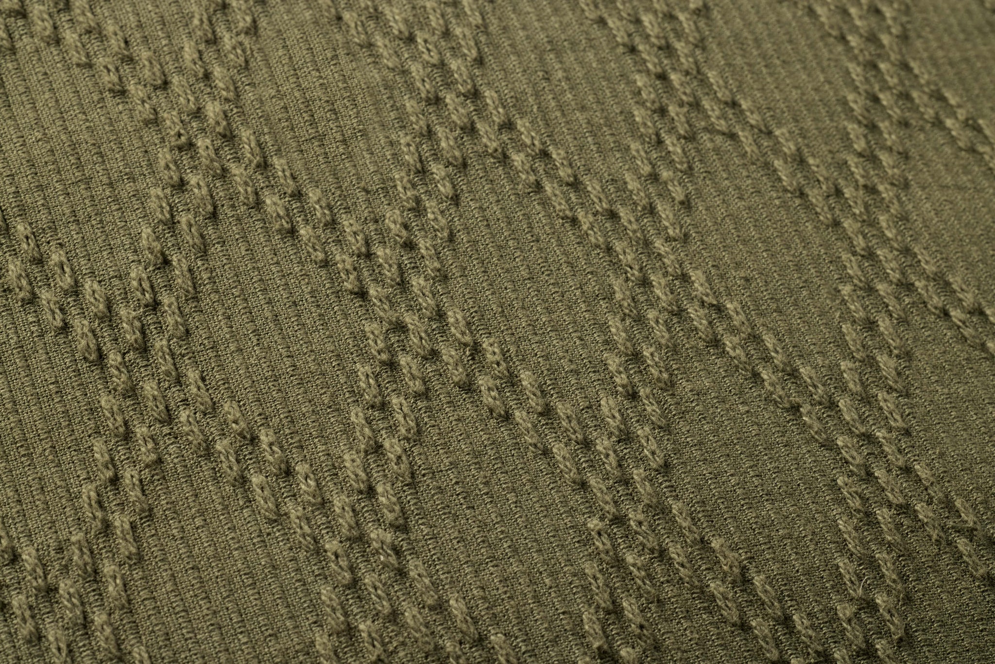 Cary Green Pillow shown from another angle.
