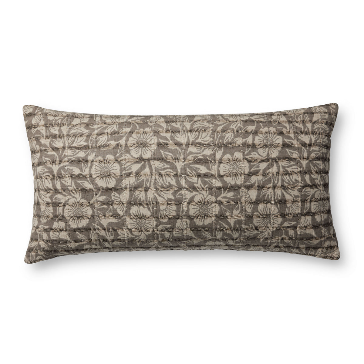 Chocolate Pillow (Pattern 1) — a Loloi pillow at Laurie Yapp Home.