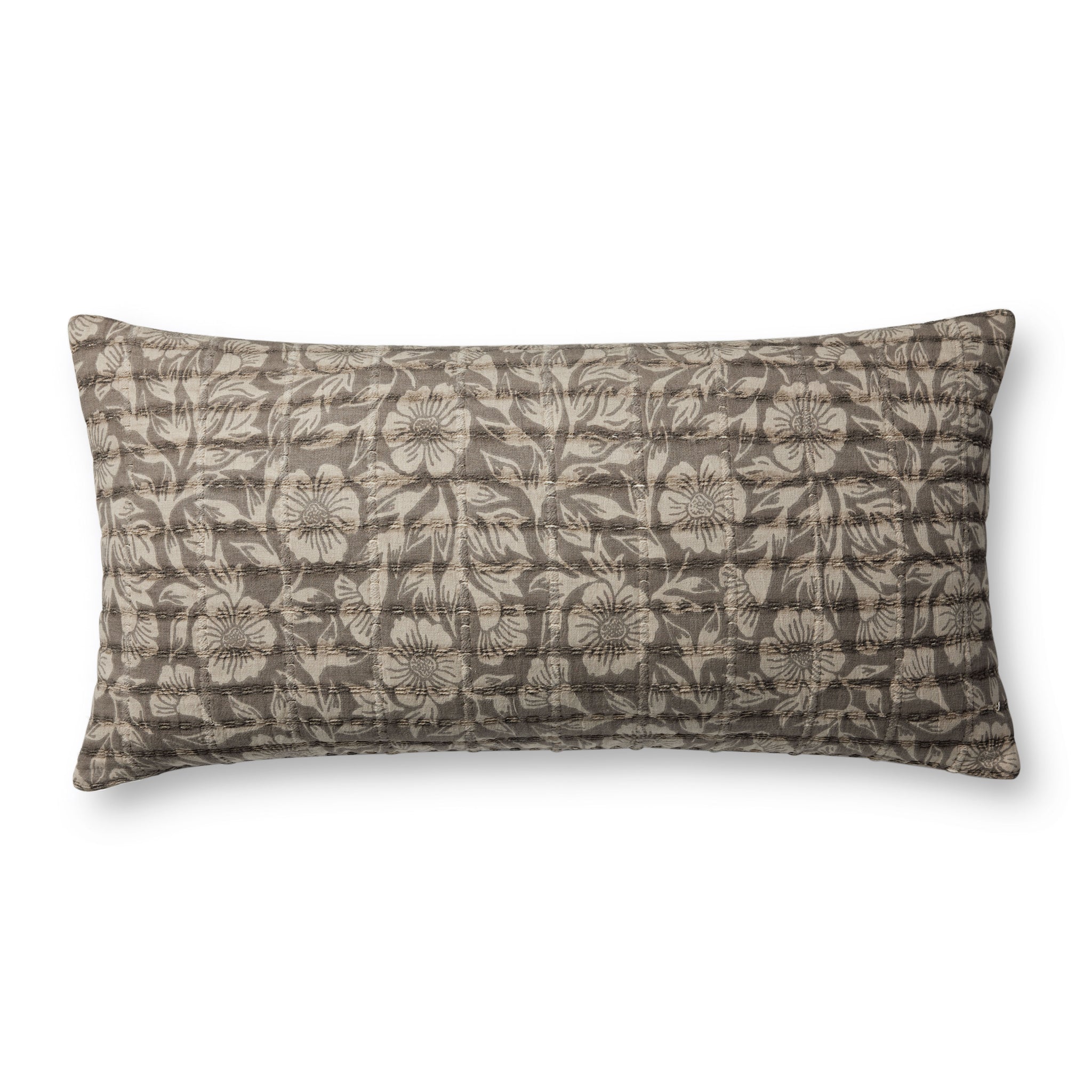 Chocolate Pillow (Pattern 1) — a Loloi pillow at Laurie Yapp Home.