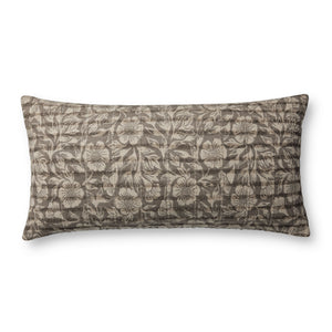 Chocolate Pillow (Pattern 1) — a Loloi pillow at Laurie Yapp Home.