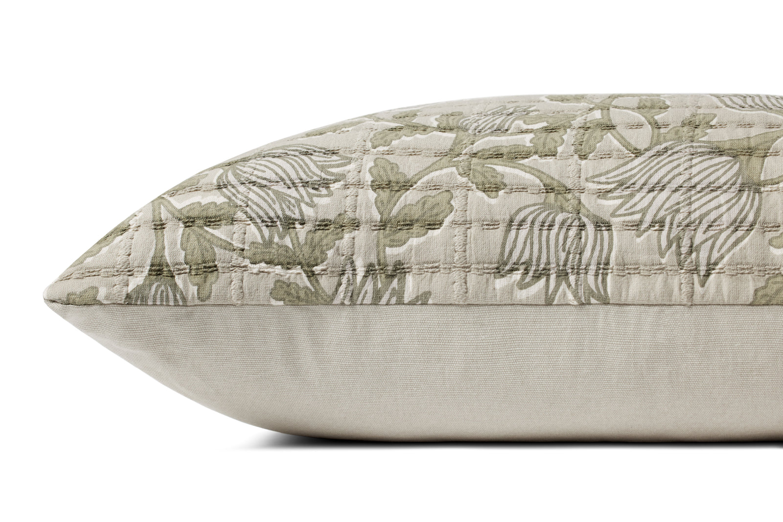 Natural / Sage Pillow — a Loloi pillow at Laurie Yapp Home.