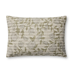 Natural / Sage Pillow — a Loloi pillow at Laurie Yapp Home.