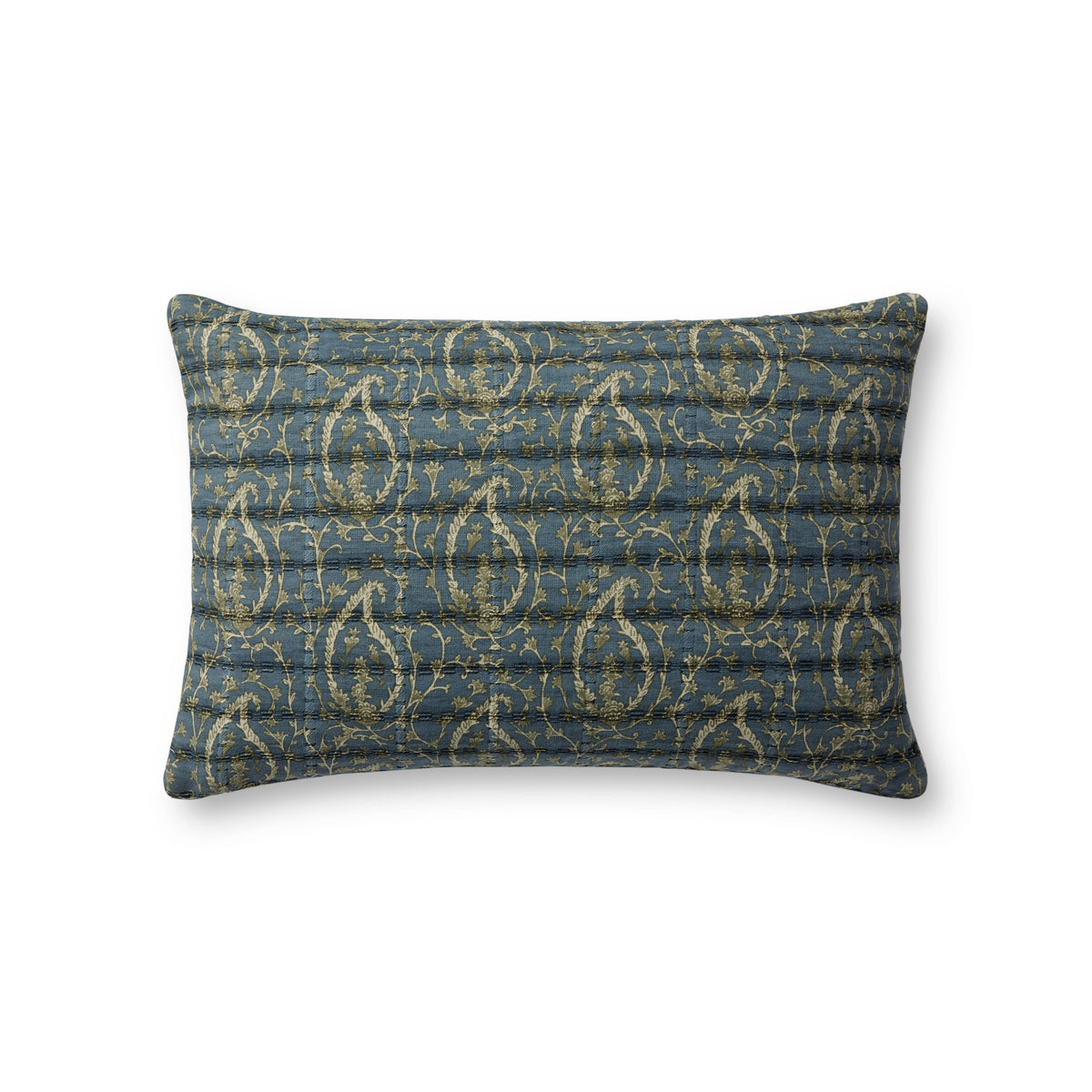 Blue / Green Pillow (Pattern 1) — a Loloi pillow at Laurie Yapp Home.