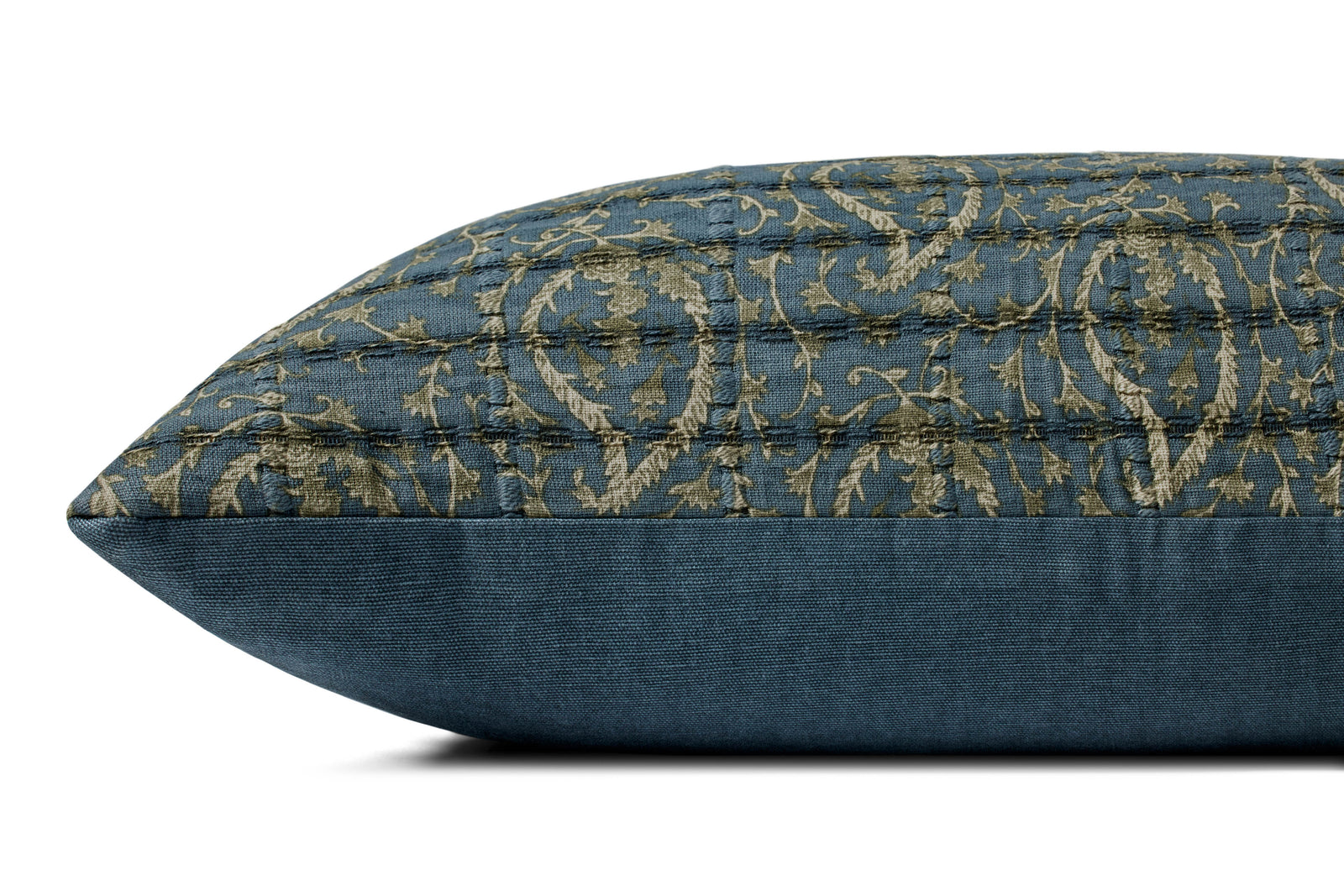 Blue / Green Pillow (Pattern 1) — a Loloi pillow at Laurie Yapp Home.