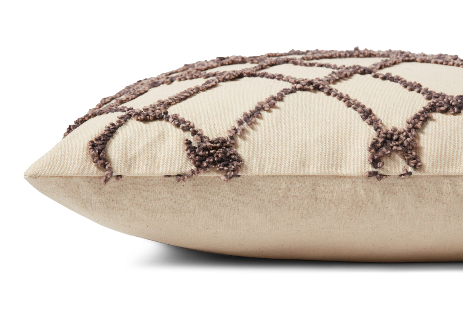 Ivory / Black Pillow (Pattern 2) — a Loloi pillow at Laurie Yapp Home.