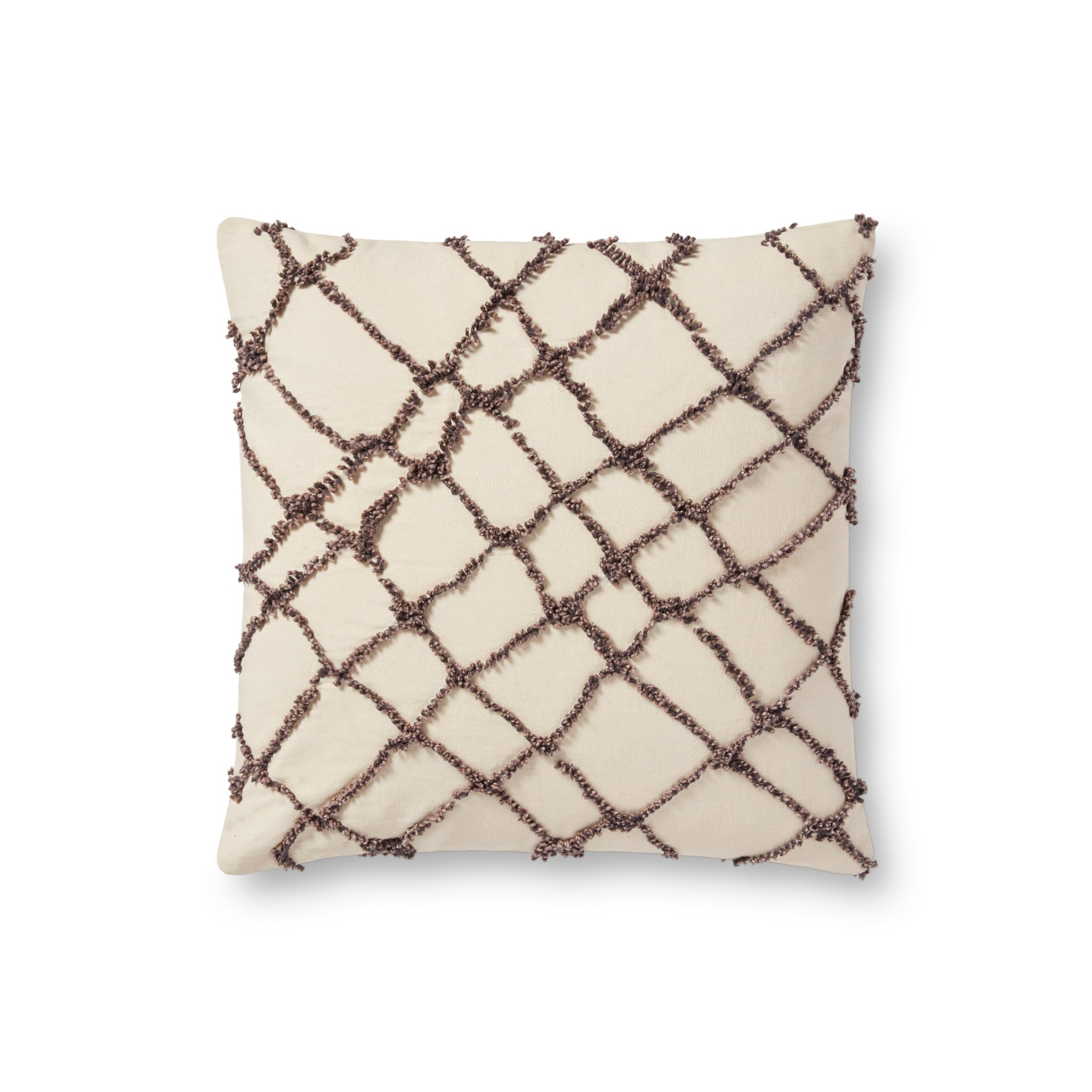 Ivory / Black Pillow (Pattern 2) — a Loloi pillow at Laurie Yapp Home.
