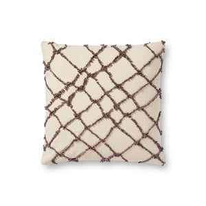 Ivory / Black Pillow (Pattern 2) — a Loloi pillow at Laurie Yapp Home.