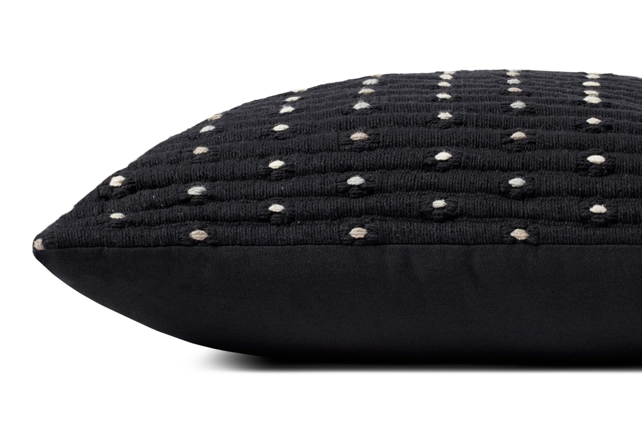 Black Pillow (Pattern 2) shown from another angle.