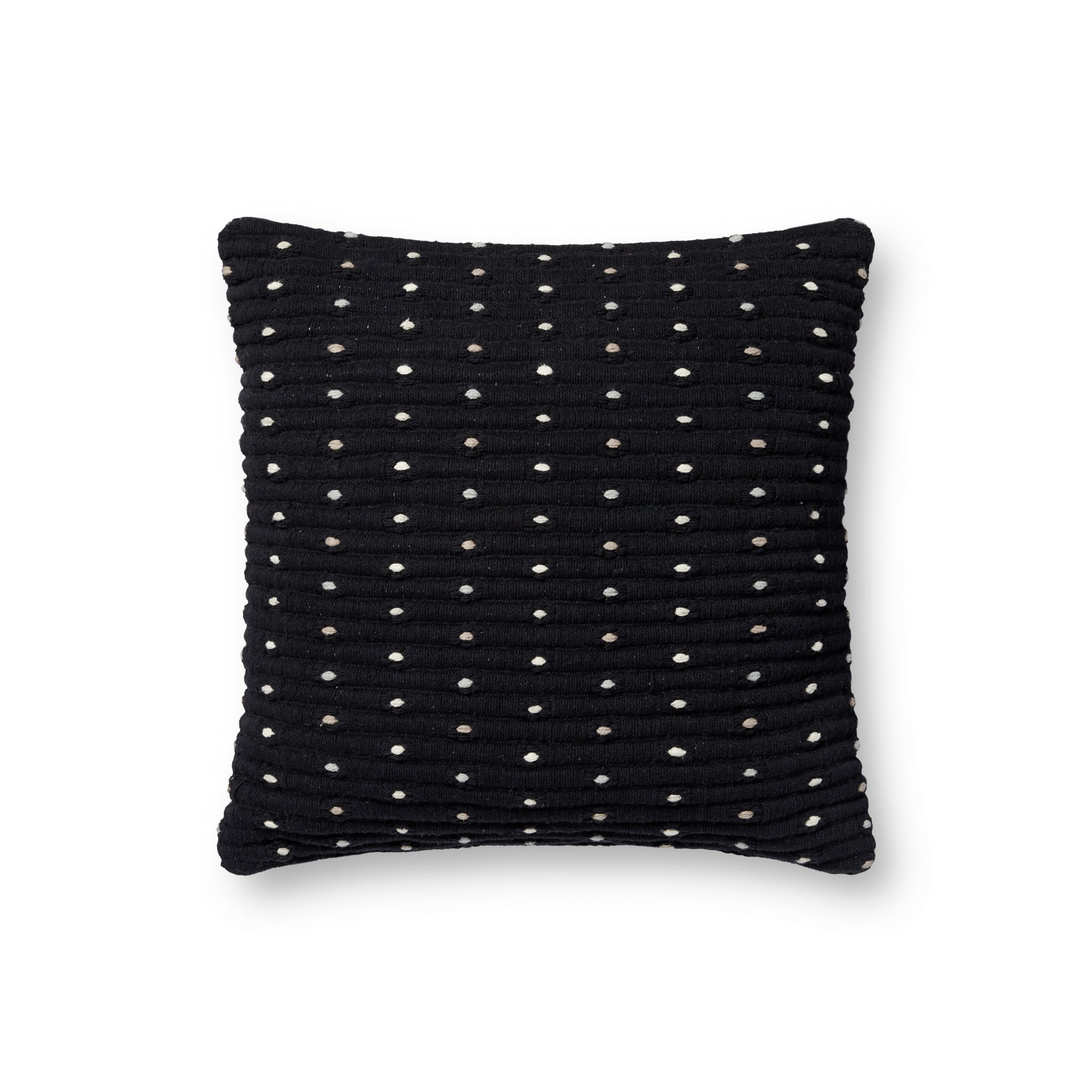 Black Pillow (Pattern 2) — a Loloi pillow at Laurie Yapp Home.