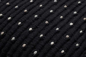 Black Pillow (Pattern 2) shown from a different angle to reveal its pattern.
