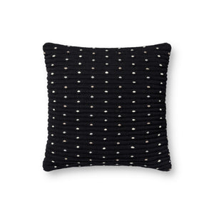 Black Pillow (Pattern 2) — a Loloi pillow at Laurie Yapp Home.