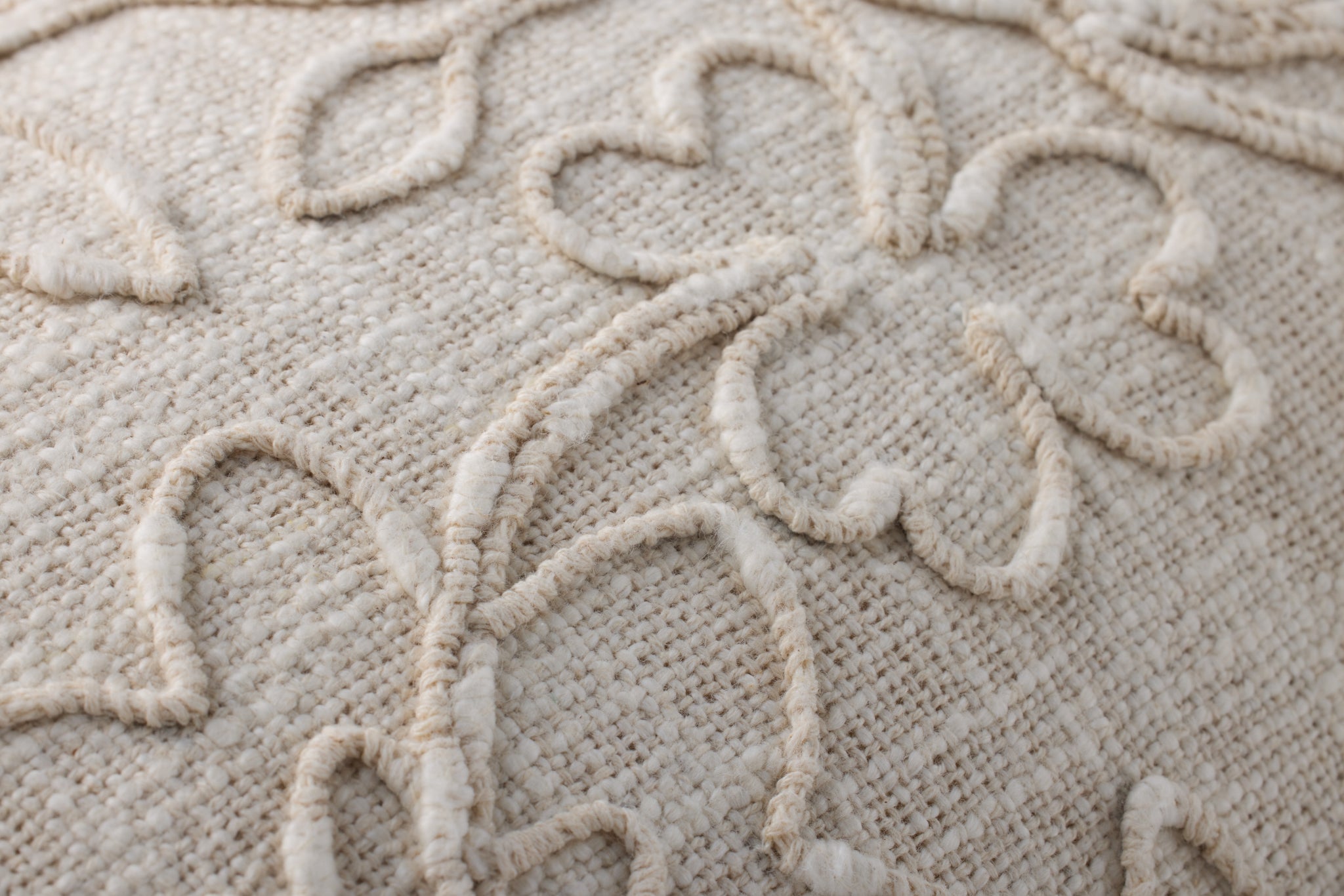Natural Pillow (Pattern 11) shown from a different angle to reveal its pattern.