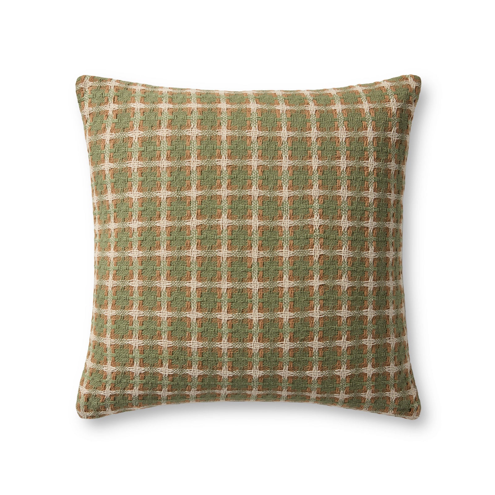 Green / Multi Pillow — a Loloi pillow at Laurie Yapp Home.