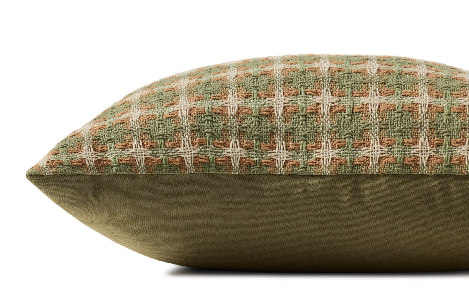Green / Multi Pillow — a Loloi pillow at Laurie Yapp Home.
