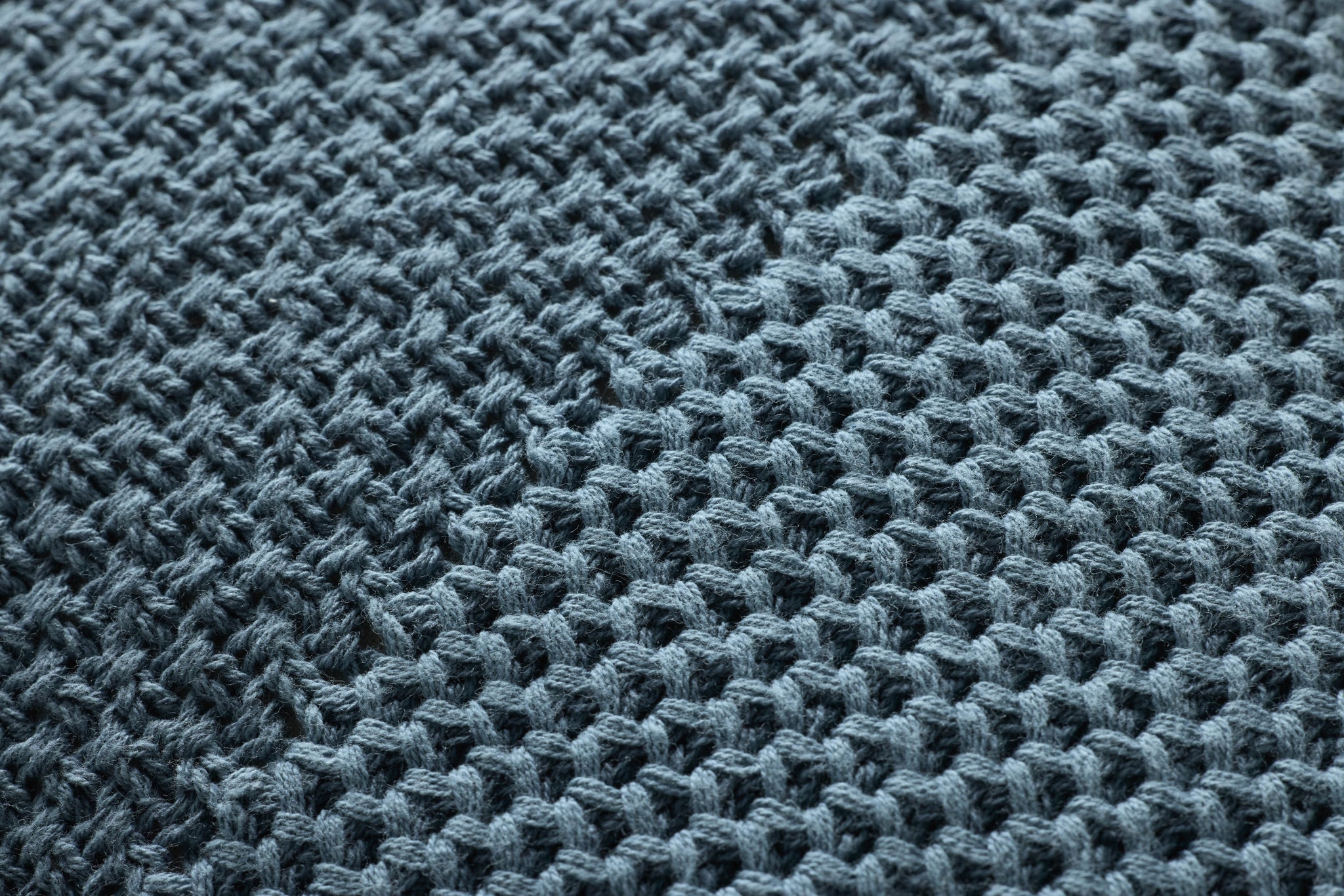 Blue Pillow (Pattern 4) shown from a different angle to reveal its pattern.