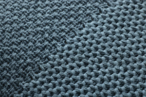 Blue Pillow (Pattern 4) shown from a different angle to reveal its pattern.