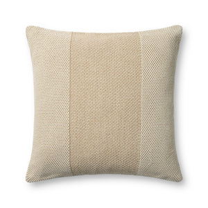 Ivory / Beige Pillow — a Loloi pillow at Laurie Yapp Home.