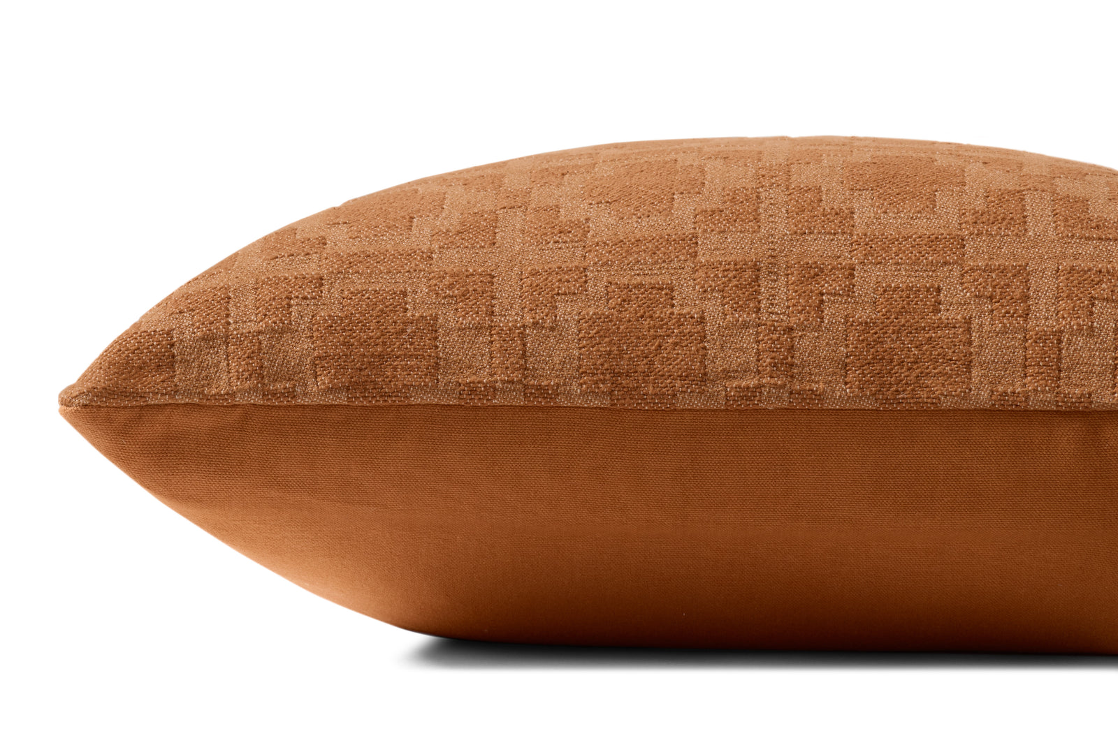 Rust Pillow (Pattern 4) — a Loloi pillow at Laurie Yapp Home.