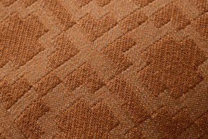 Rust Pillow (Pattern 4) shown from a different angle to reveal its pattern.