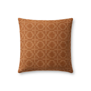 Rust Pillow (Pattern 4) — a Loloi pillow at Laurie Yapp Home.
