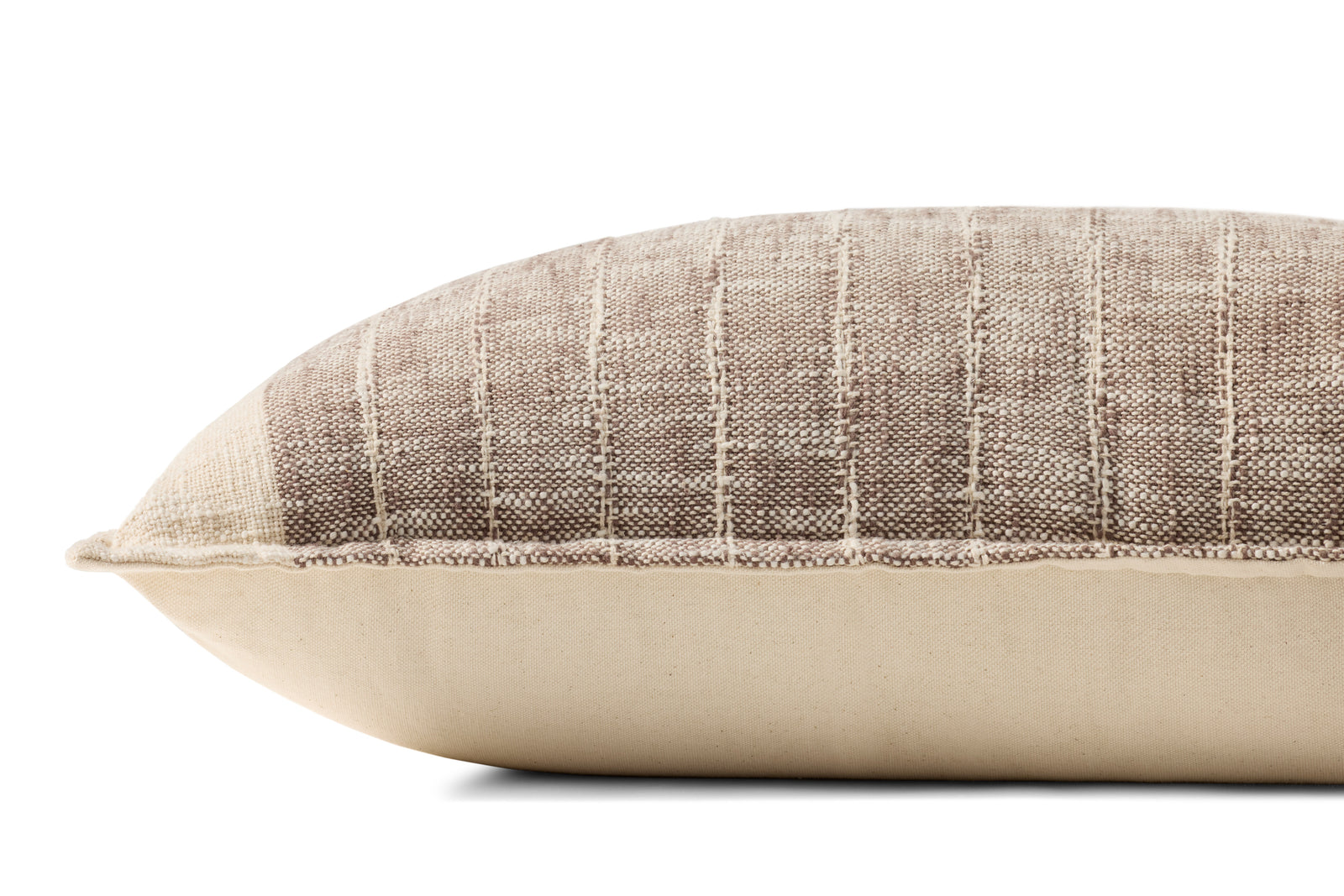 Brown / Ivory Pillow — a Loloi pillow at Laurie Yapp Home.