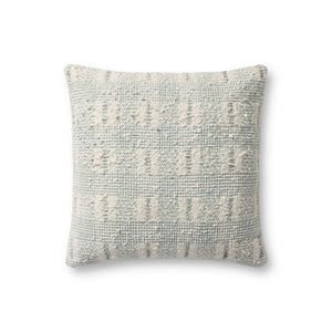Ivory / Blue Pillow — a Loloi pillow at Laurie Yapp Home.
