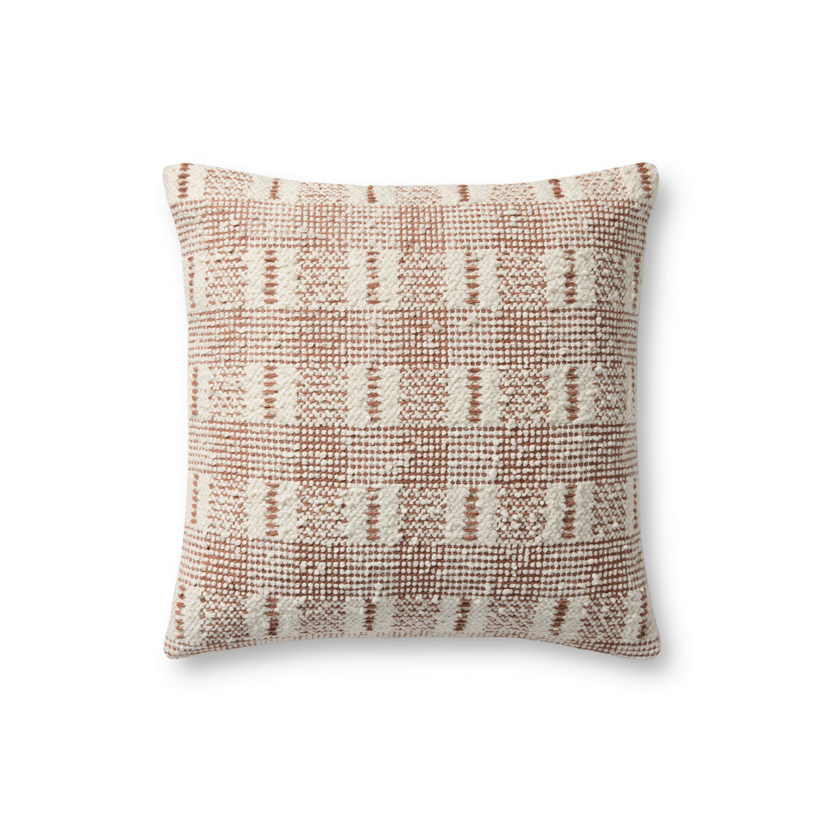 Ivory / Rust Pillow — a Loloi pillow at Laurie Yapp Home.